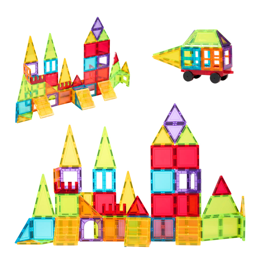 Magnetic Tiles - Build & Beyond - 66-delig - Magnetisch Speelgoed