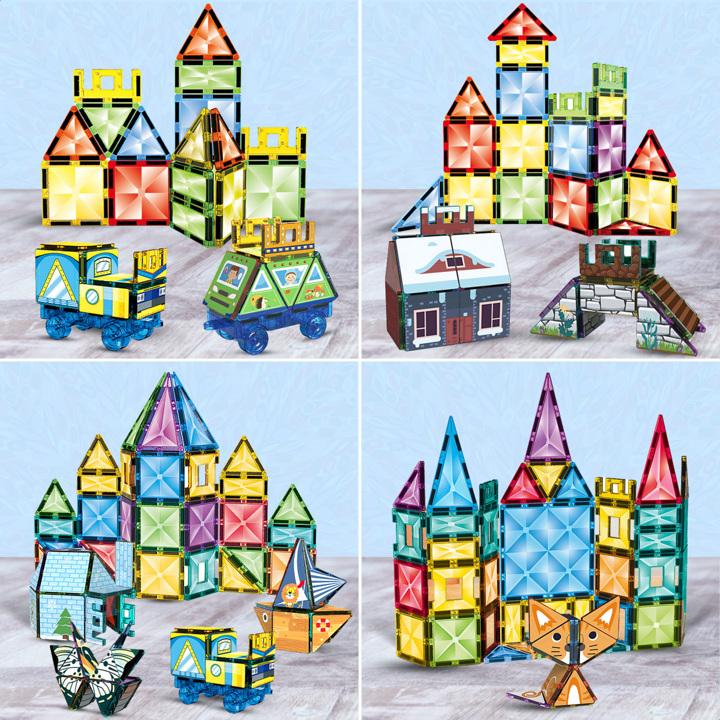 Magnetic Tiles - Kaleidoscopic Creations Editie - 100 (+99) Stuks