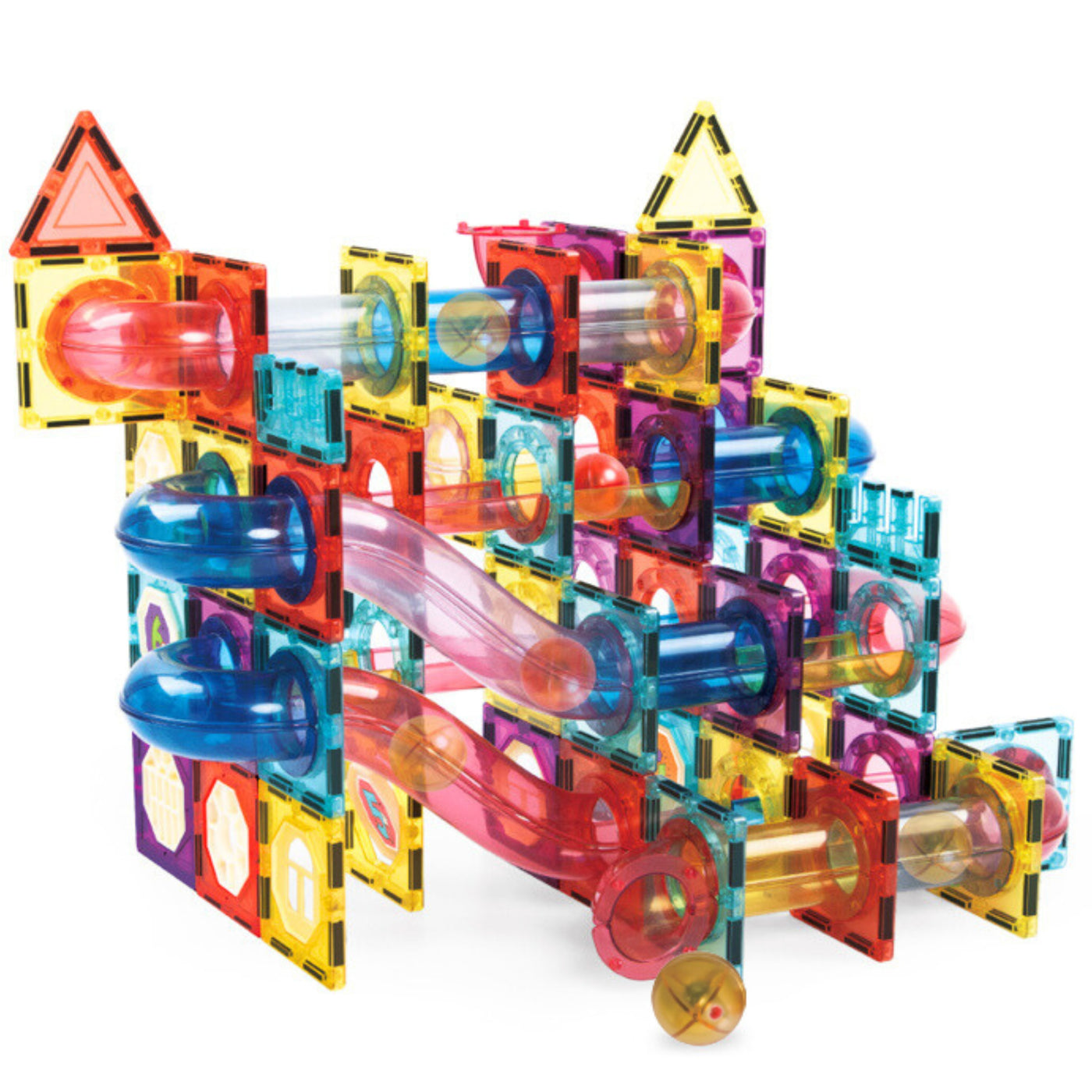 Magnetic Tiles - Marble Adventure Track - 136 Stuks