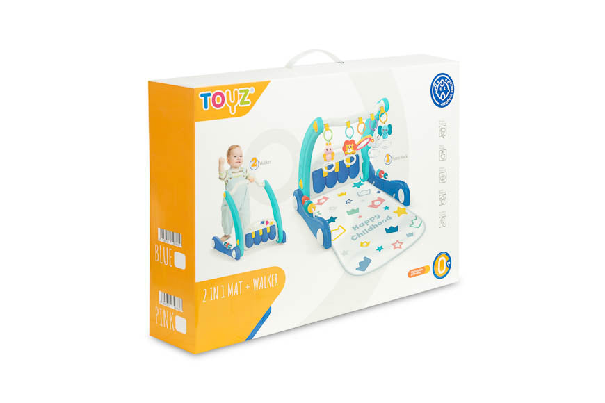 Baby Walker - 2in1 Inclusief mat