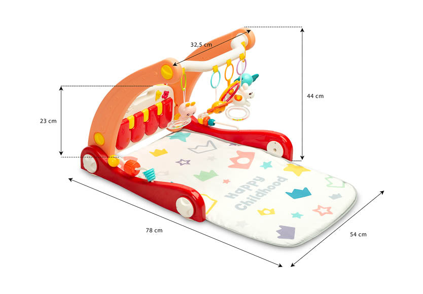 Baby Walker - 2in1 Inclusief mat