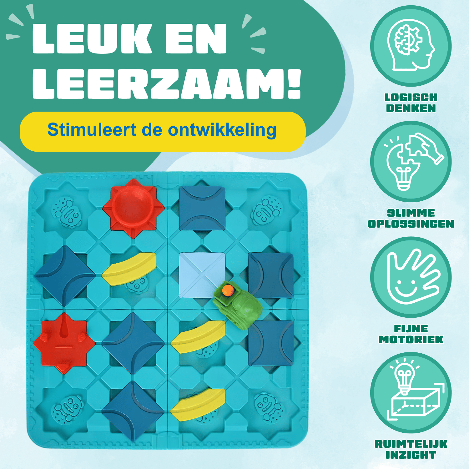 Maze Puzzel Bordspel - 118 Challenges - Educatief STEM Speelgoed