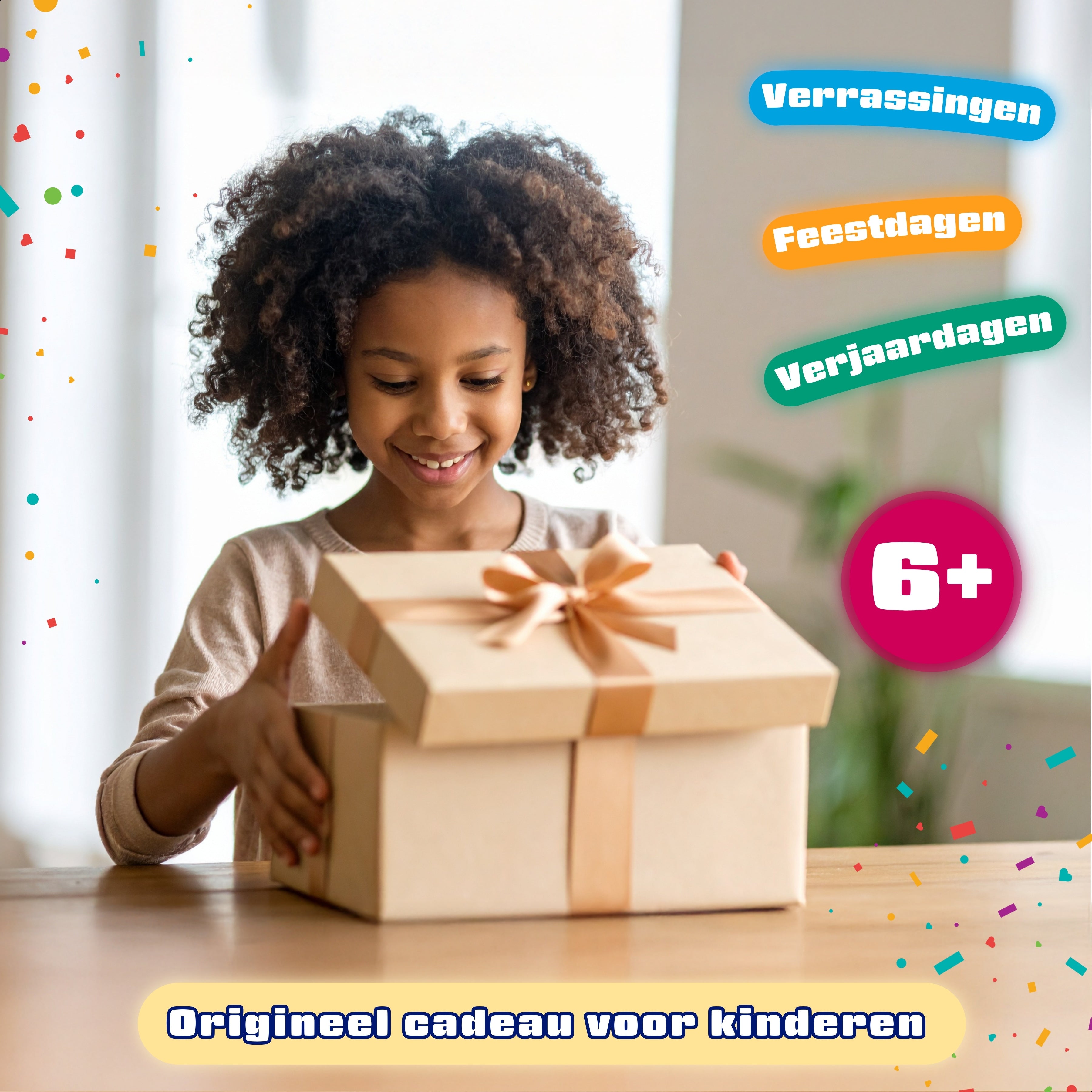 Kind krijgt blauwe 3D Pen Race Kit van Fits4Kids als cadeau, geschikt vanaf 6 jaar