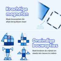 Magneettegels - Frozen Constructions Editie - 56 Stuks 