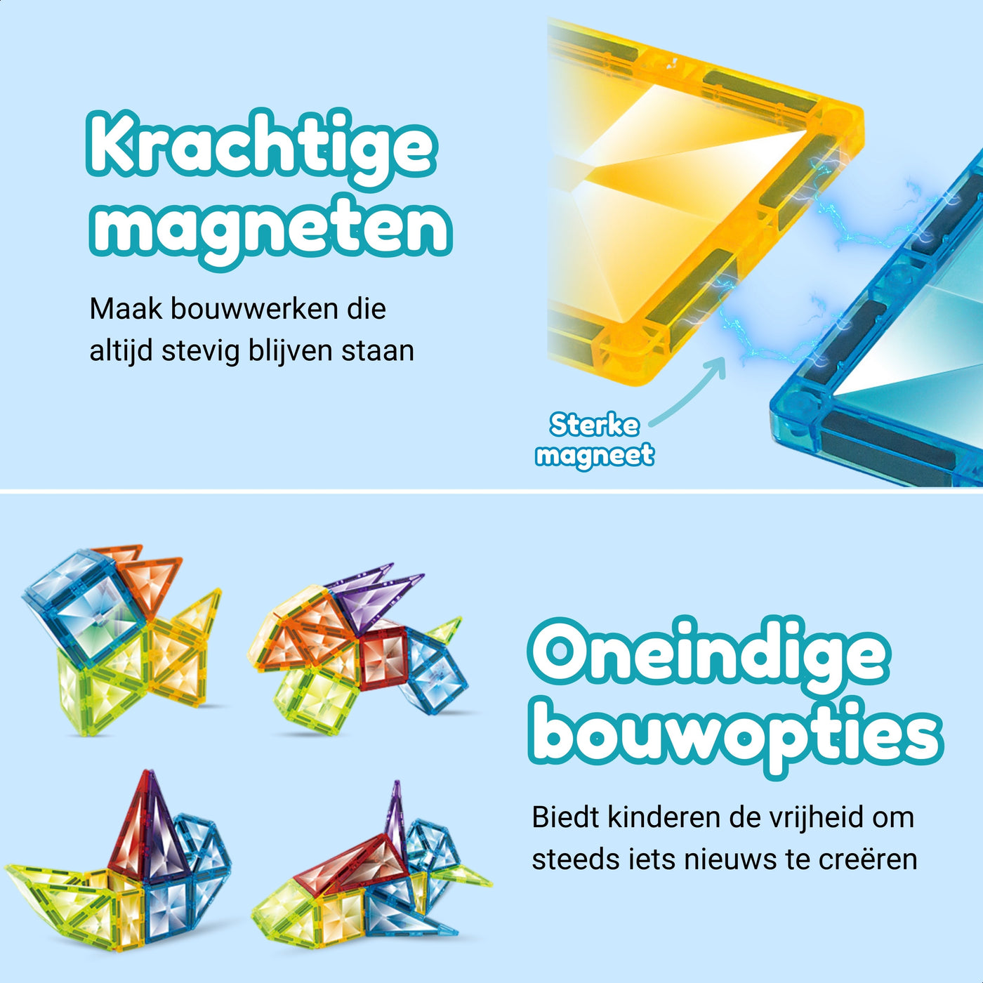 Magnetic Tiles - Kaleidoscopic Creations Editie - 100 (+99) Stuks