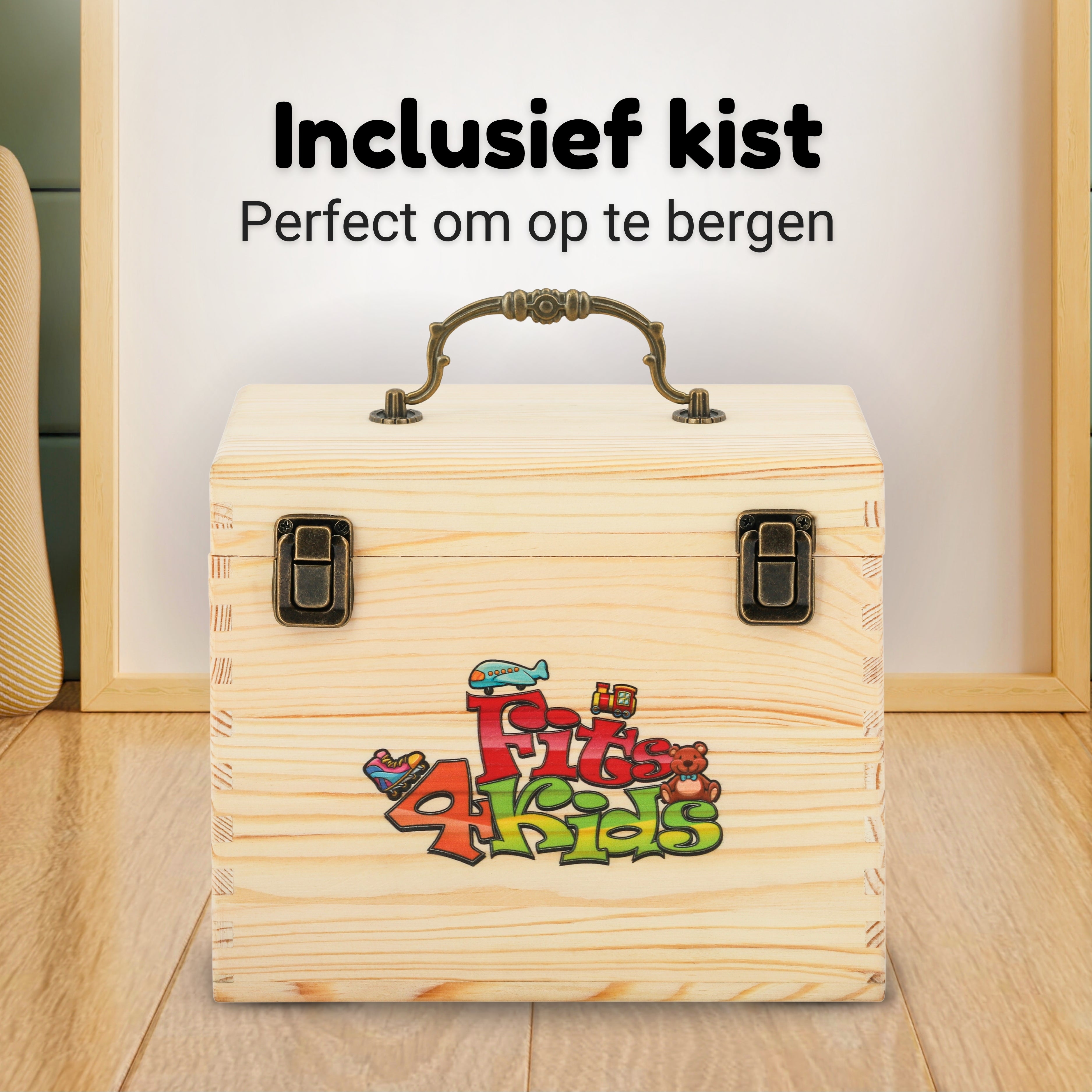 Twinmarkers - 120 Stuks - Inclusief Luxe Houten Opbergkist