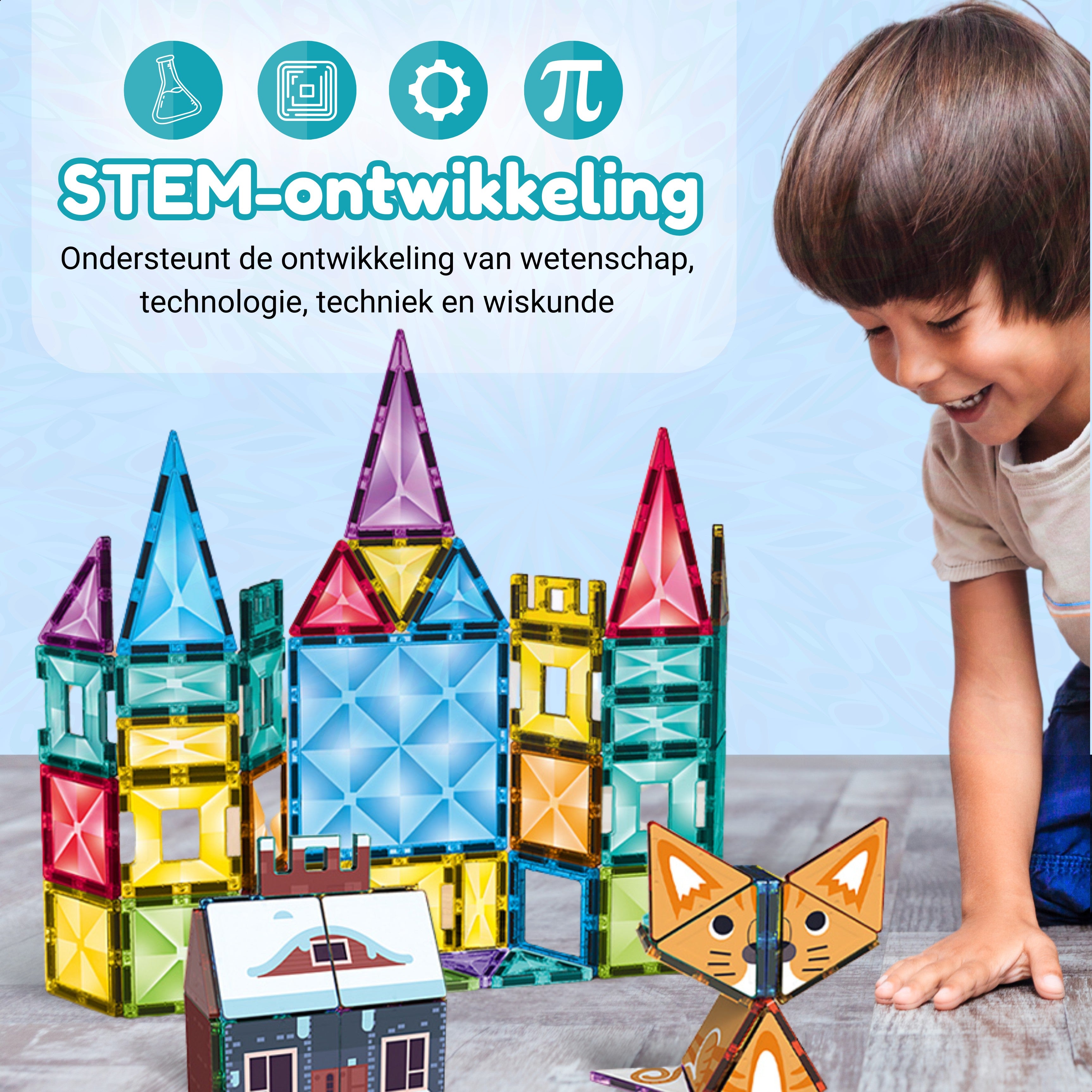 Magnetic Tiles - Kaleidoscopic Creations Editie - 100 (+99) Stuks