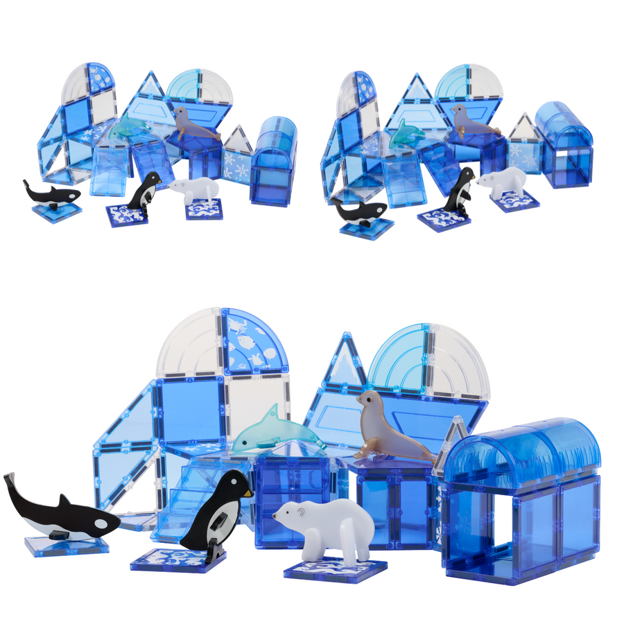 Magnetic Tiles - Frozen Constructions Editie - 56 Stuks