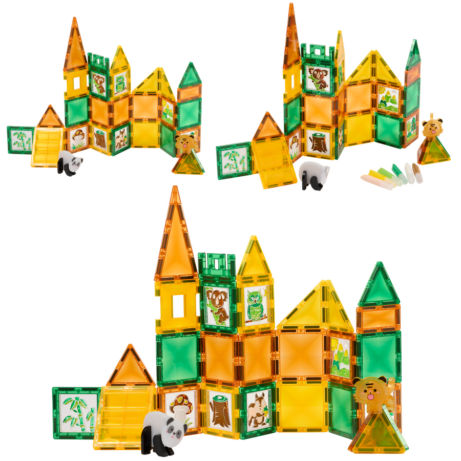 Magnetic Tiles - Jungle Journey - 47-delig - Magnetisch Speelgoed
