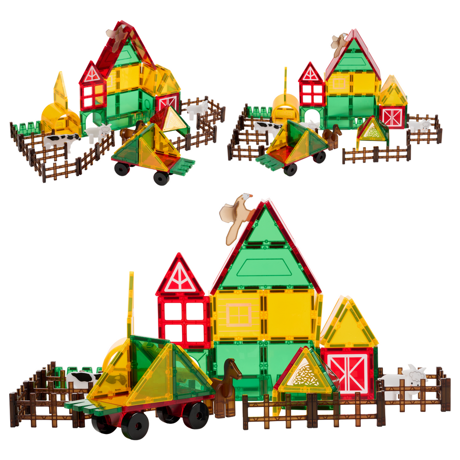 Magnetic Tiles - Farmyard Frenzy Editie - 76 Stuks