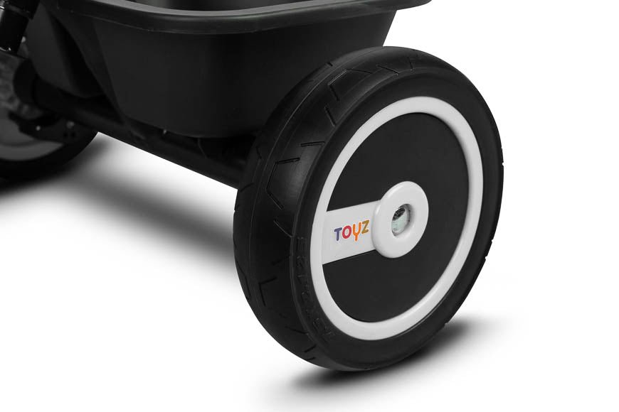 BUZZ Driewieler - Innovatieve 2-in-1 Fiets en Kinderwagen - Grijs