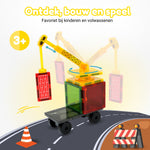Ontdek bouw en speel met Magnetic Tiles Construction Master van Fits4Kids vanaf 3 jaar