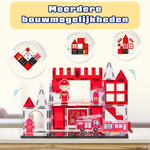 Meerdere bouwmogelijkheden met Magnetic Tiles Fire Fighters van Fits4Kids