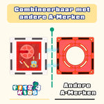 Magnetic Tiles Fire Fighters van Fits4Kids combineerbaar met andere A-merken