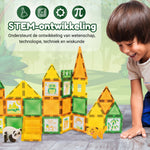Magnetic Tiles Jungle van Fits4Kids stimuleert STEM ontwikkeling bij kinderen
