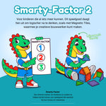 Magnetic Tiles Kaleidoscopic Creations van Fits4Kids met Smarty Factor 2 gemiddelde moeilijkheidsgraad