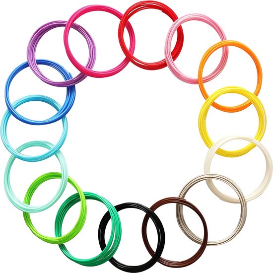 Losse PCL filament rolletjes in verschillende kleuren voor 3D pen van Fits4Kids