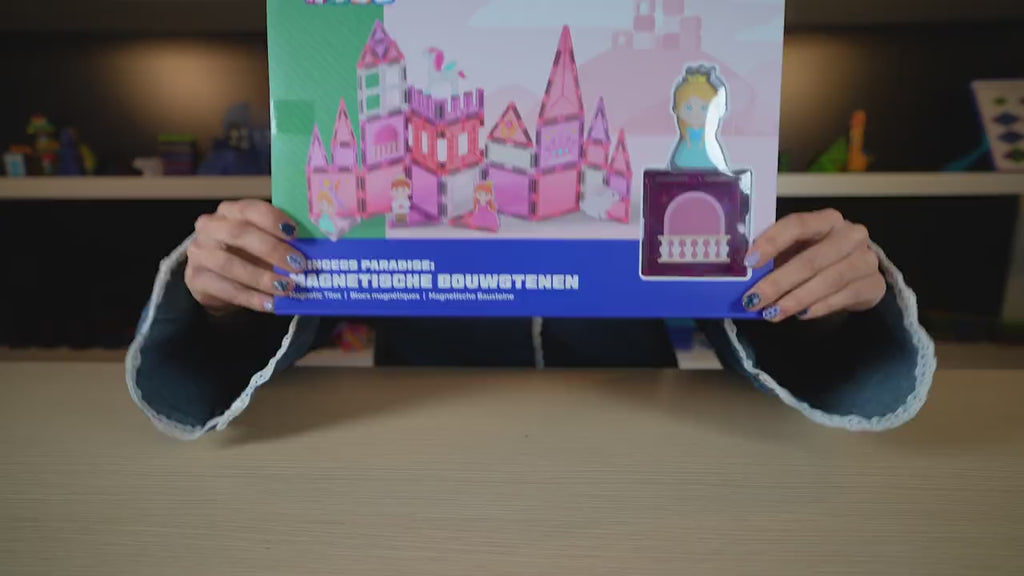 Magnetic Tiles Princess Paradise in actie